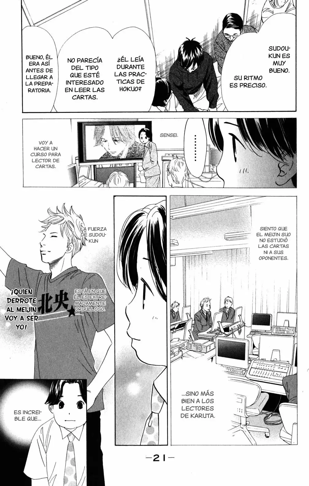 Chihayafuru capítulo 59, página 21