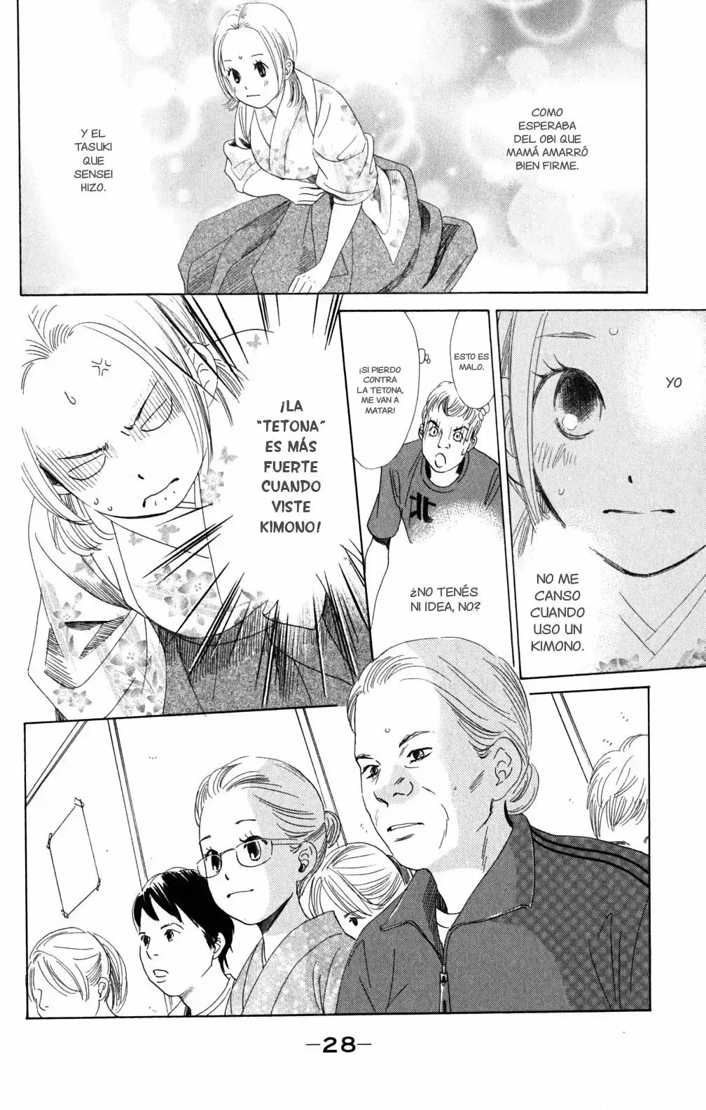 Chihayafuru capítulo 59, página 28