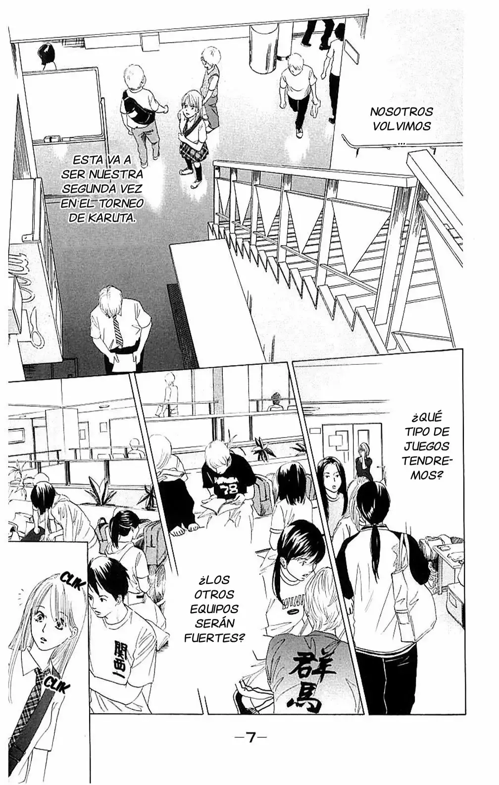 Chihayafuru capítulo 64, página 8