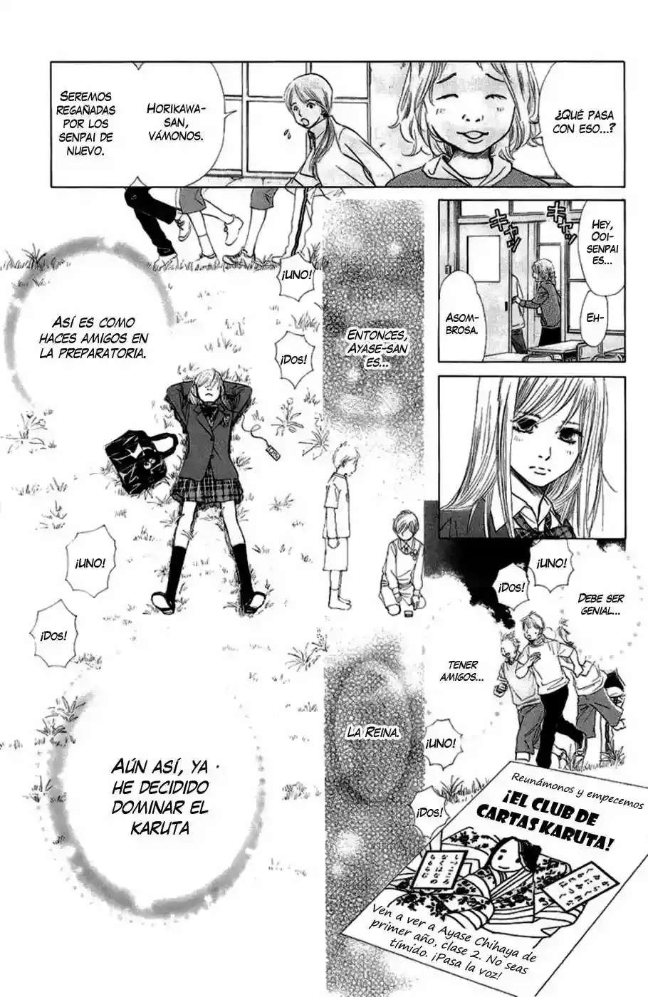 Chihayafuru capítulo 7, página 6