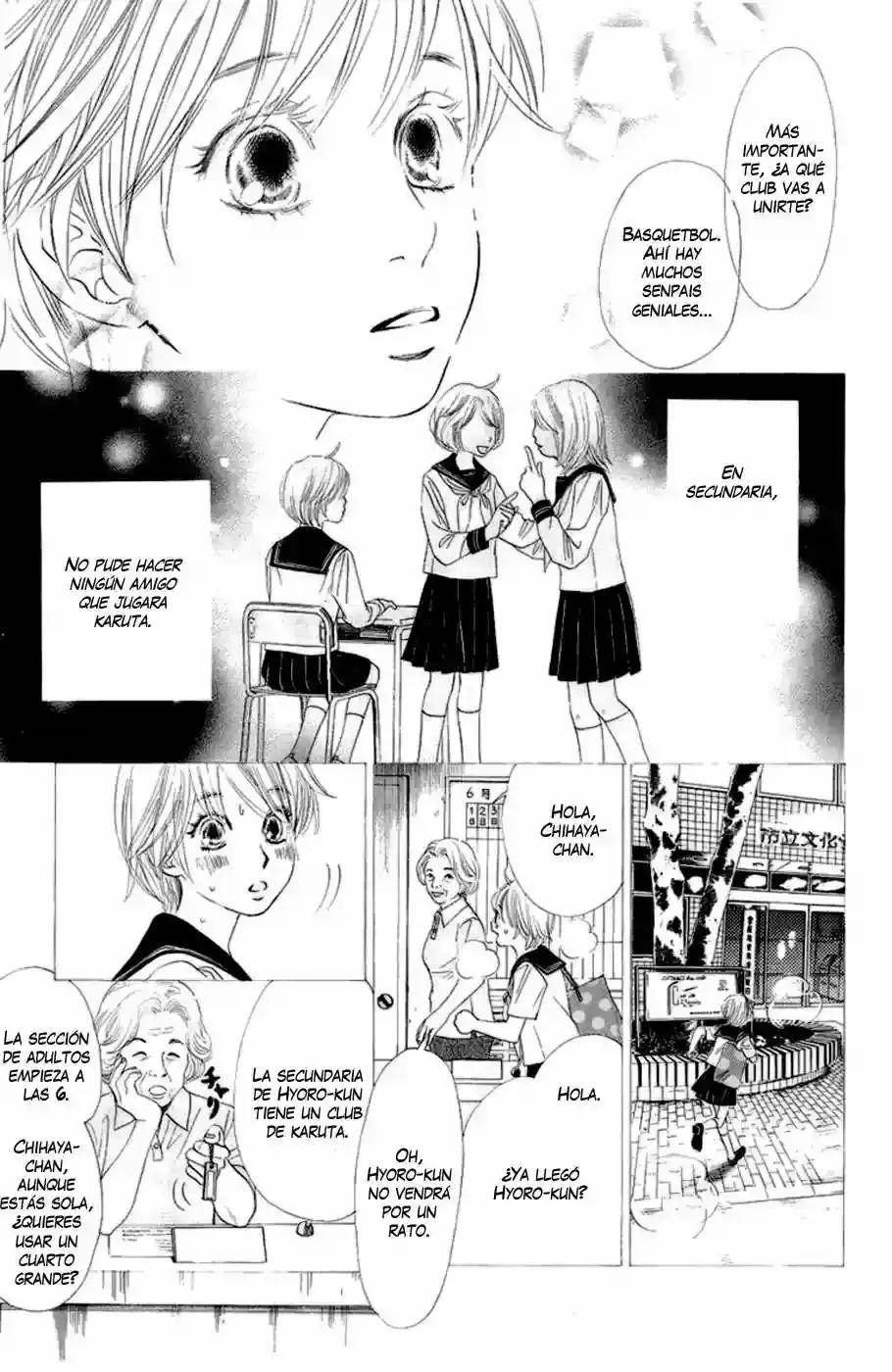 Chihayafuru capítulo 7, página 8