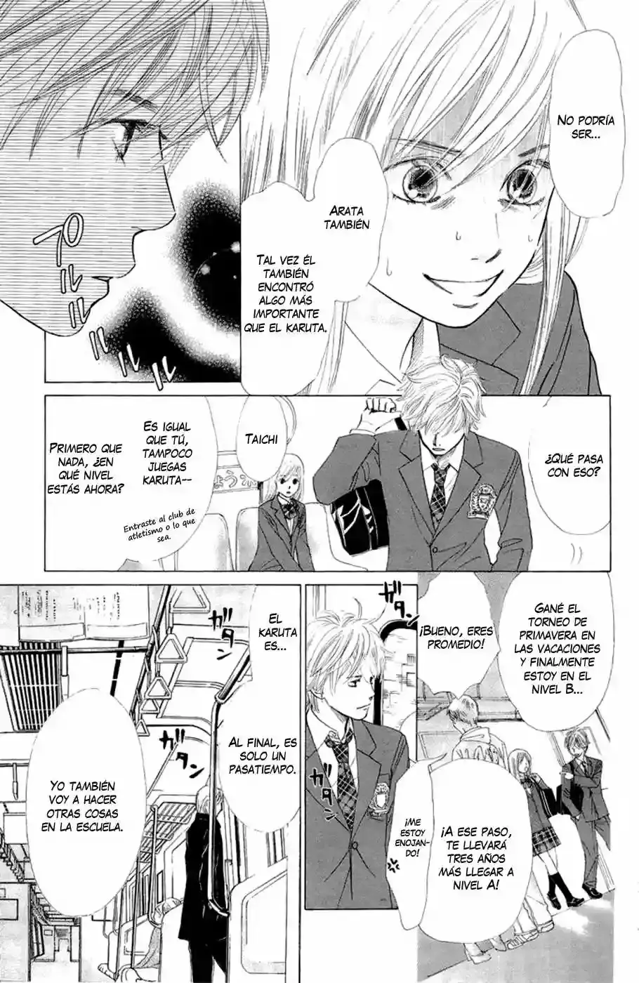 Chihayafuru capítulo 7, página 17