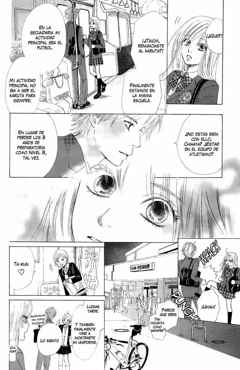 Chihayafuru capítulo 7, página 18
