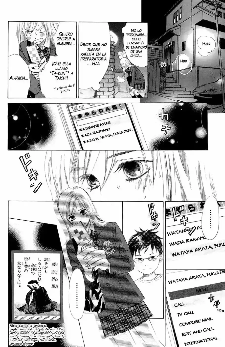 Chihayafuru capítulo 7, página 20