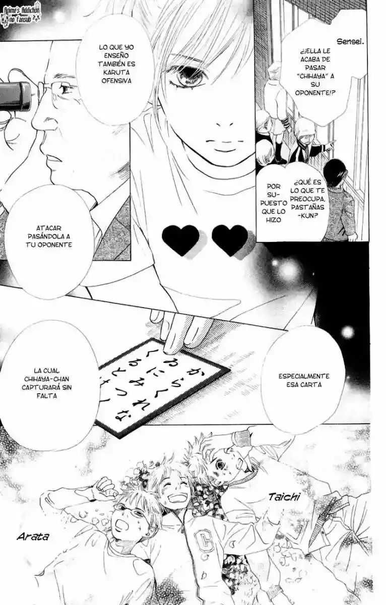 Chihayafuru capítulo 8, página 17