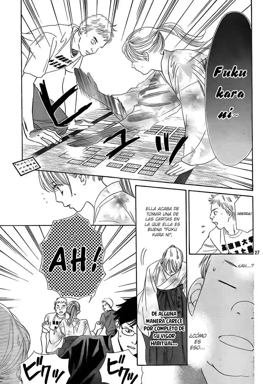 Chihayafuru capítulo 97, página 28