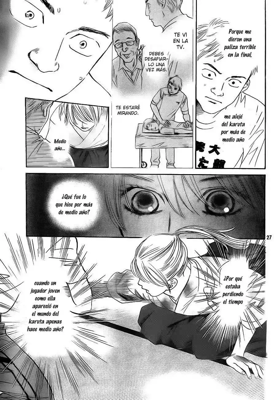 Chihayafuru capítulo 98, página 28