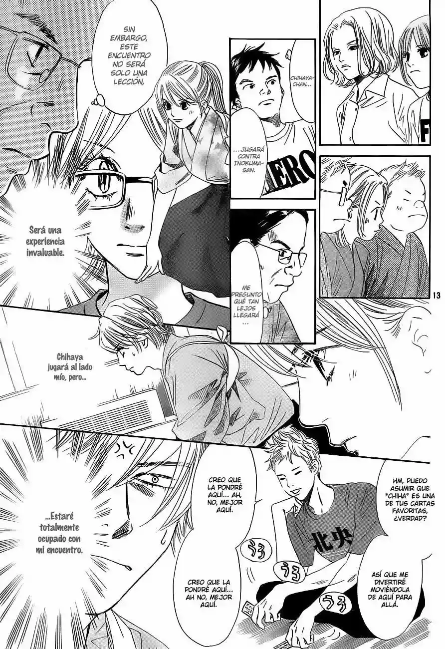 Chihayafuru capítulo 99, página 13