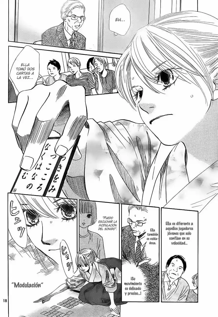 Chihayafuru capítulo 99, página 18