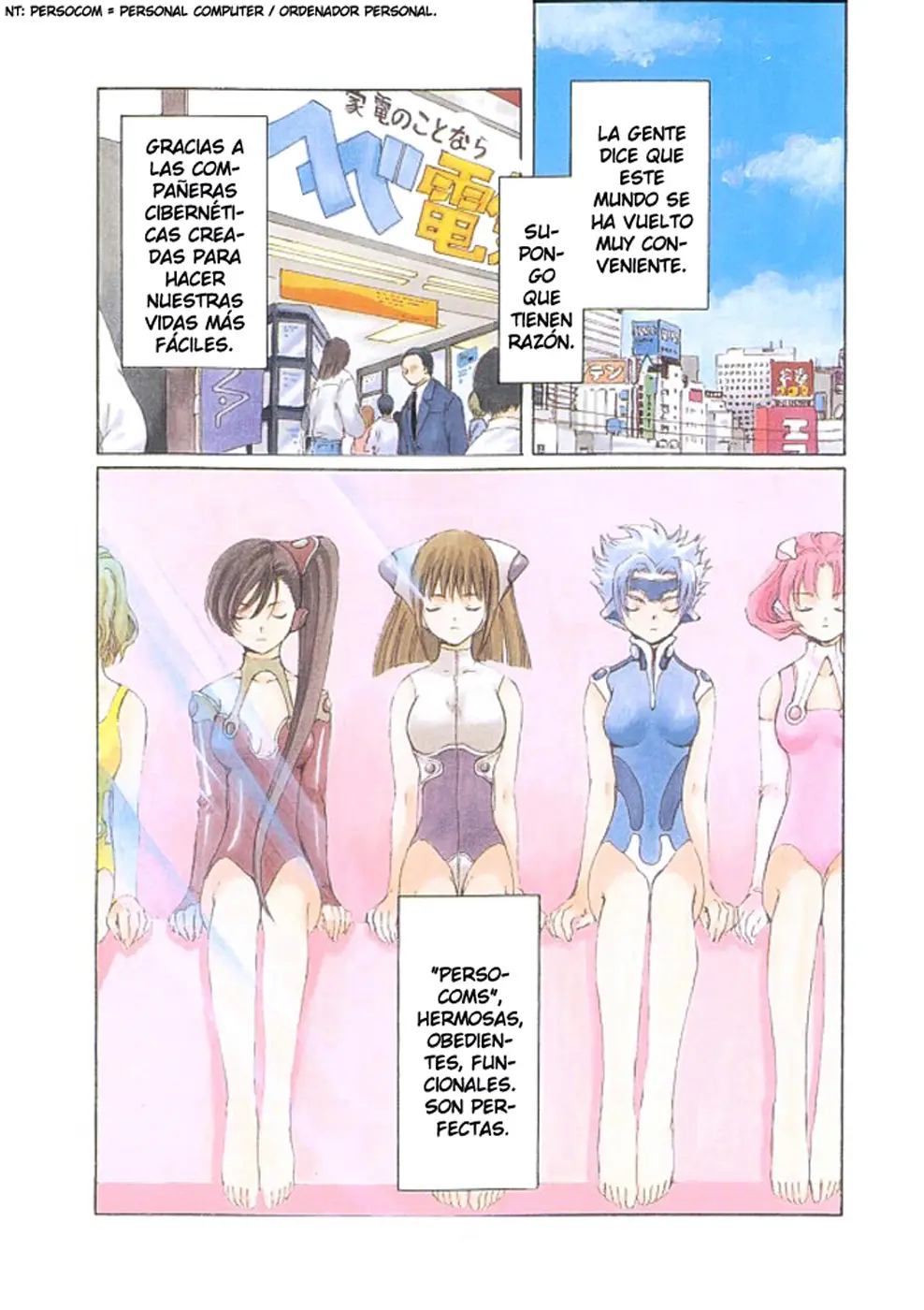 Chobits capítulo 1, página 6