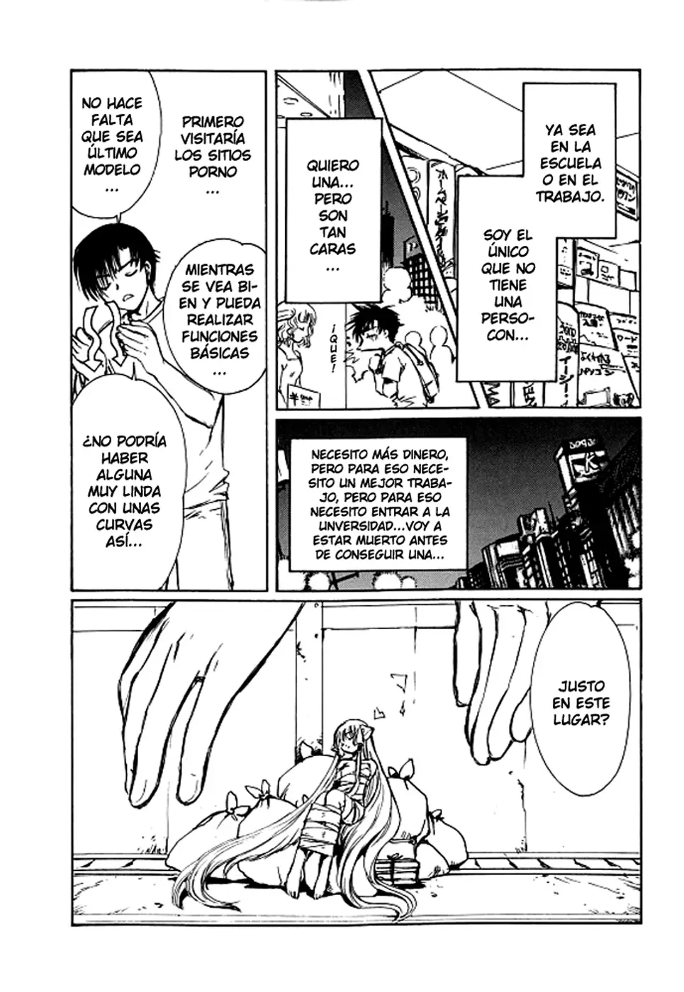 Chobits capítulo 1, página 13