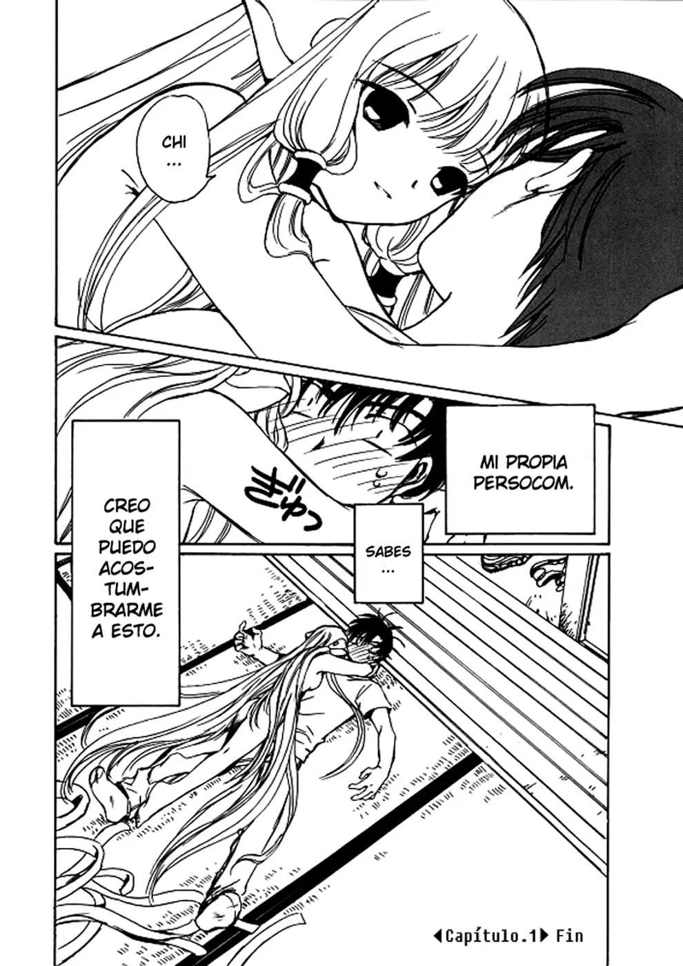 Chobits capítulo 1, página 27