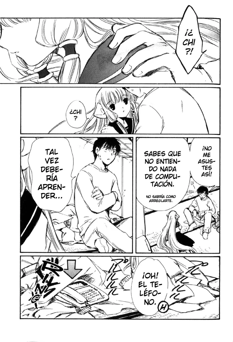 Chobits capítulo 10, página 9