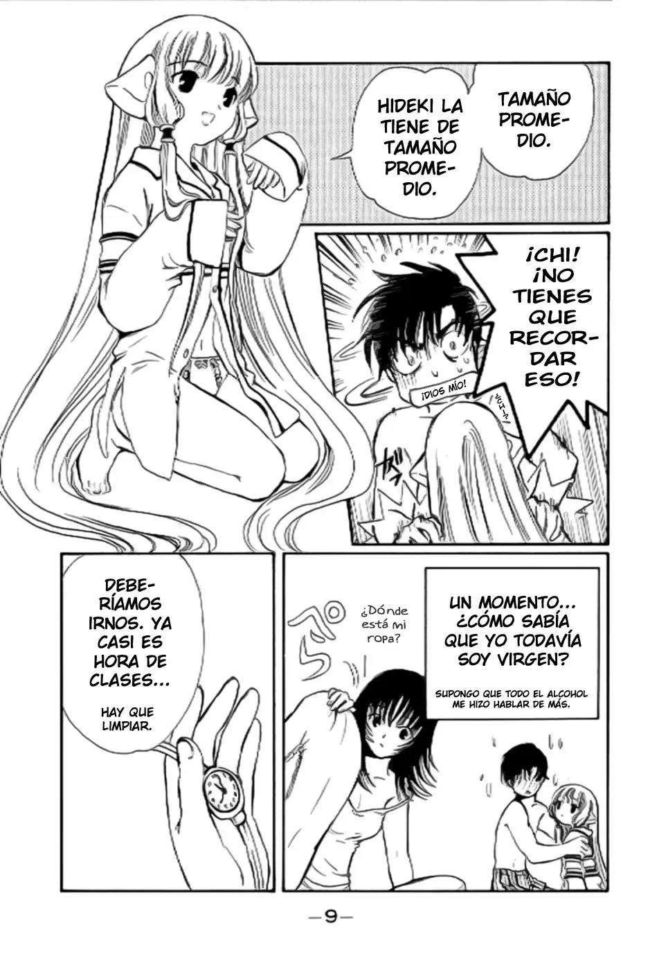 Chobits capítulo 13, página 8