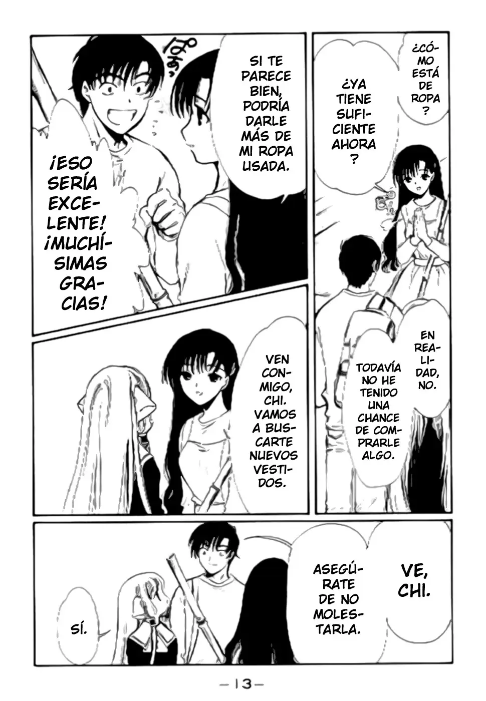 Chobits capítulo 13, página 12