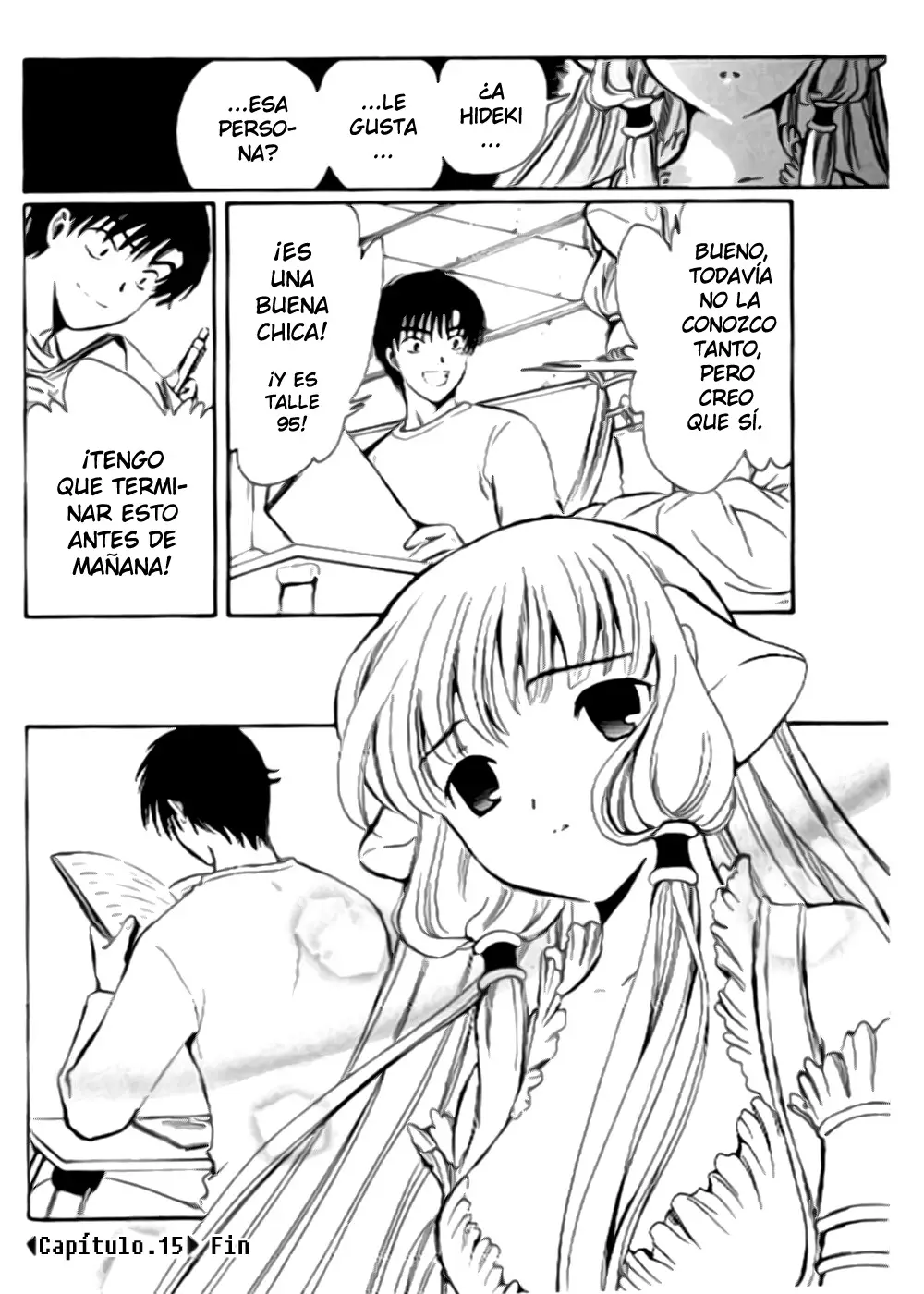 Chobits capítulo 15, página 16