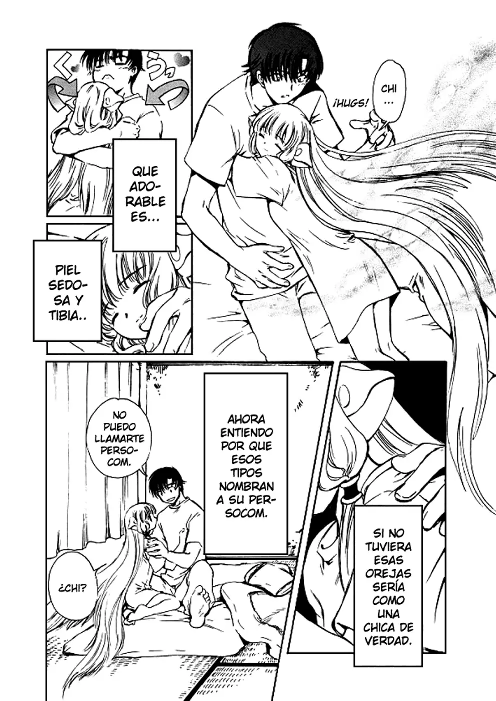 Chobits capítulo 2, página 8