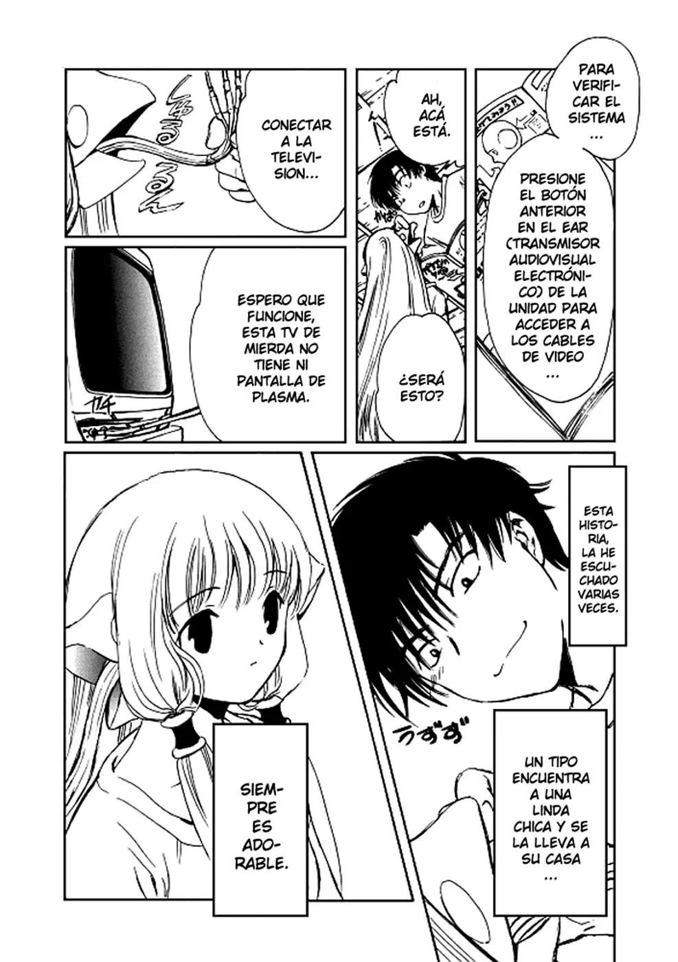 Chobits capítulo 2, página 12