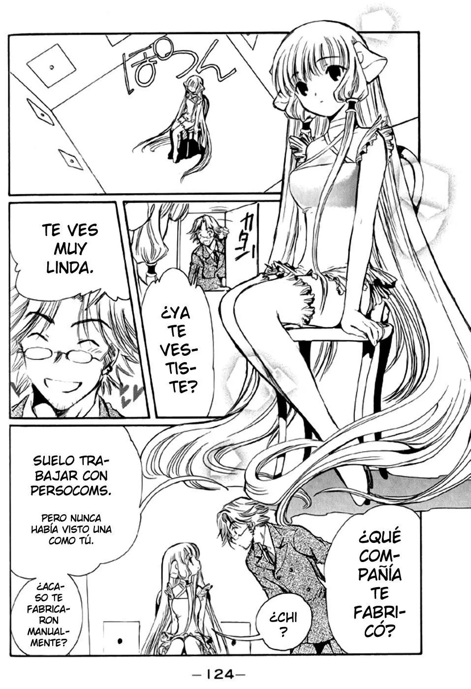 Chobits capítulo 21, página 4
