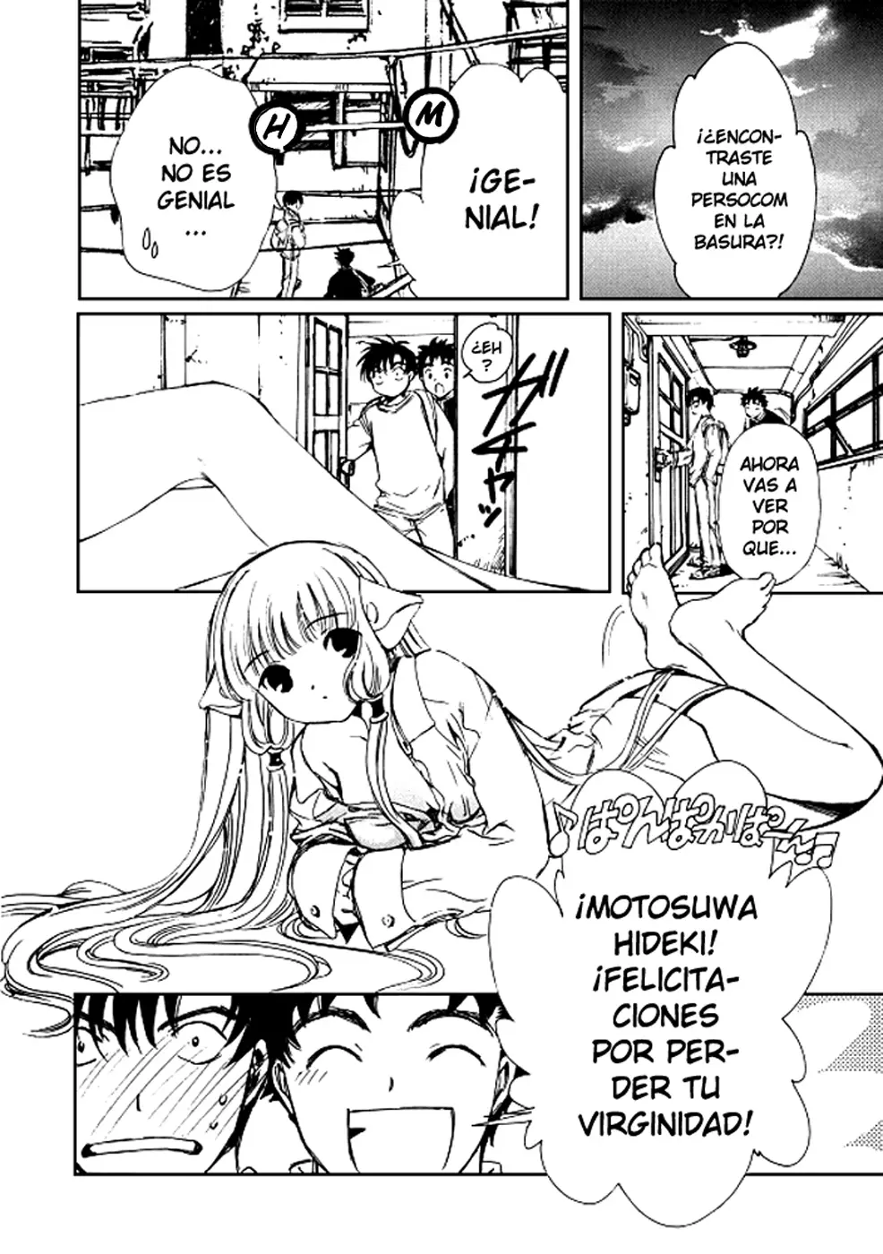 Chobits capítulo 3, página 8