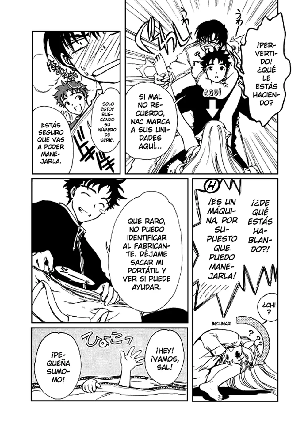 Chobits capítulo 3, página 12