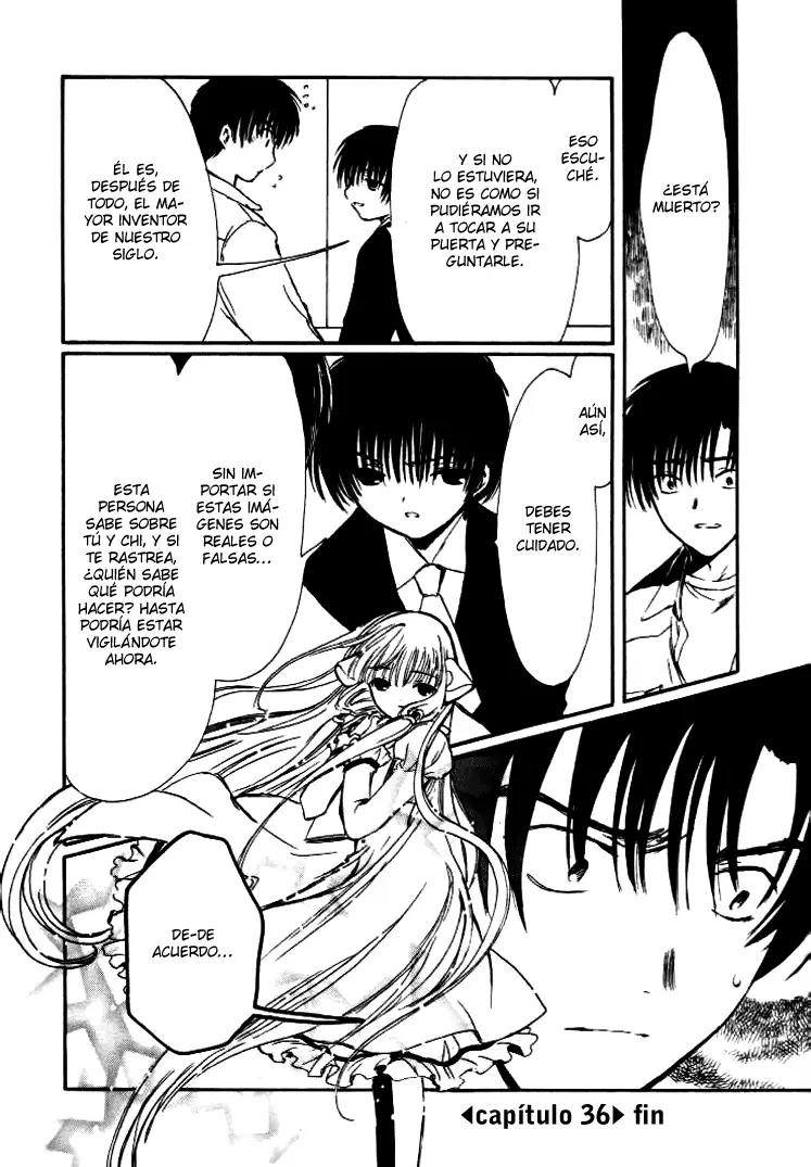 Chobits capítulo 36, página 14