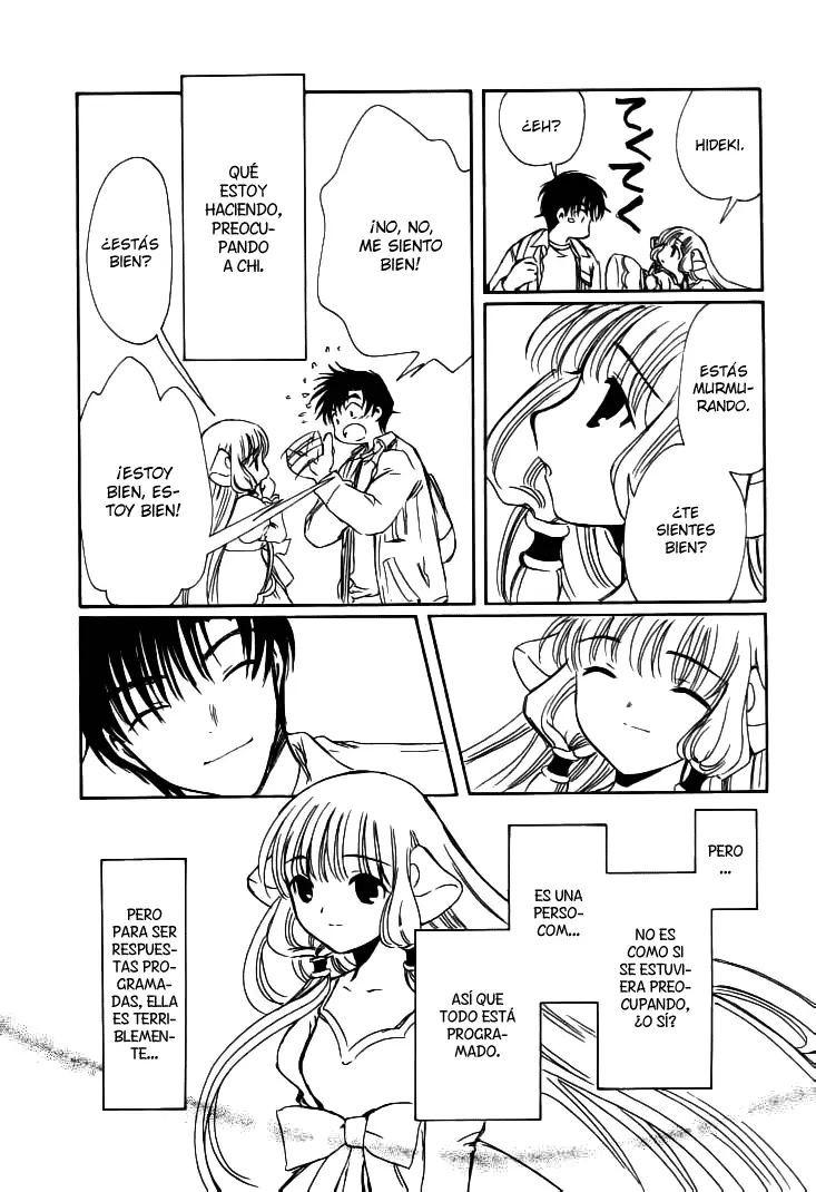 Chobits capítulo 37, página 23