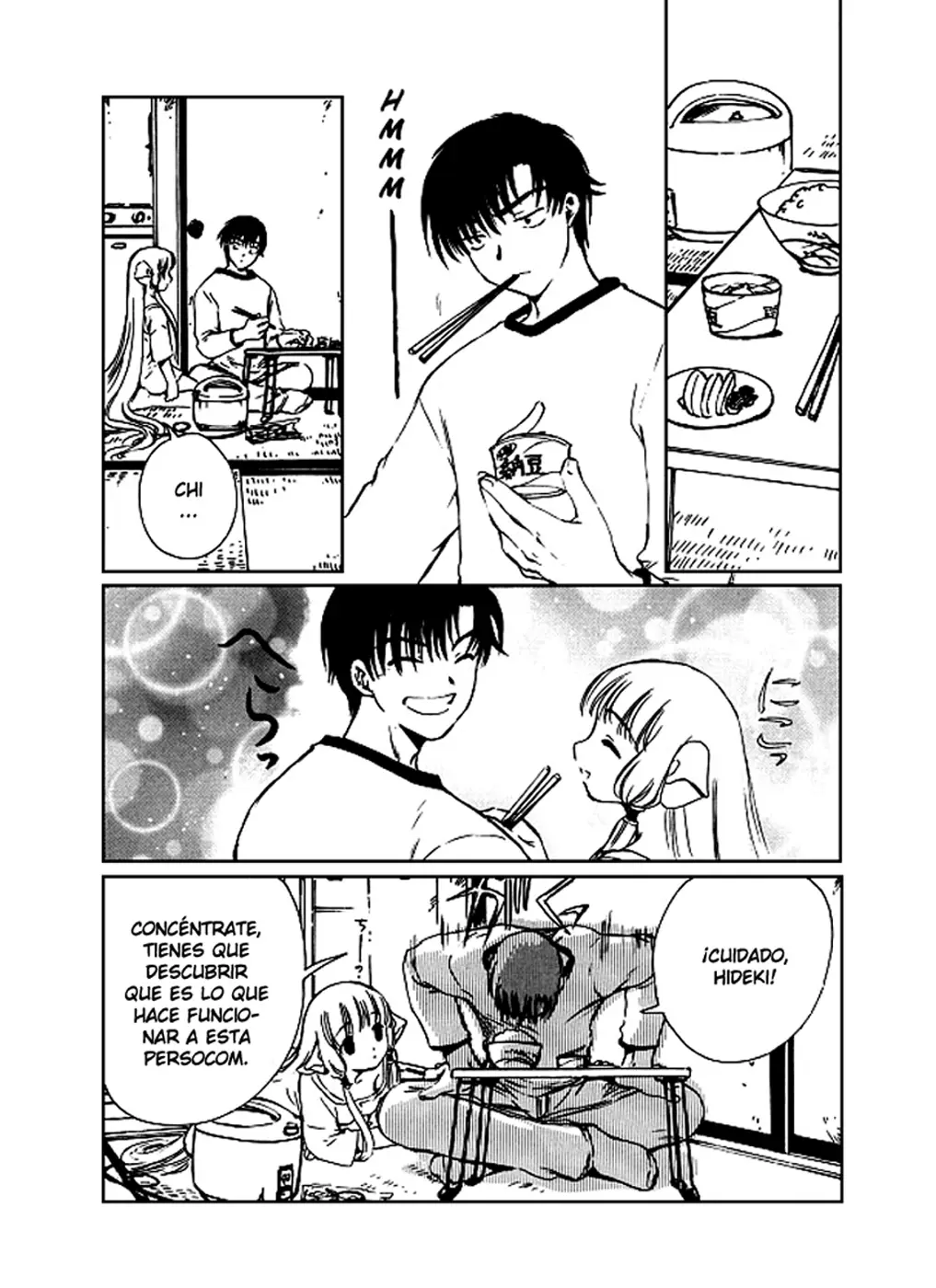 Chobits capítulo 4, página 4