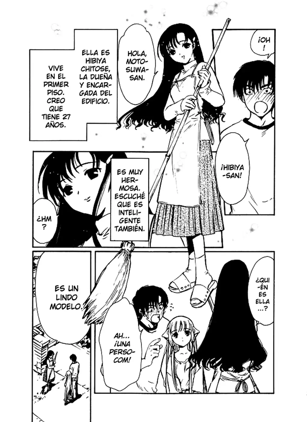 Chobits capítulo 4, página 8