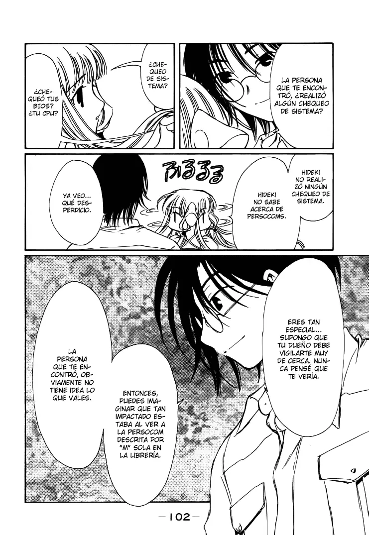 Chobits capítulo 43, página 8