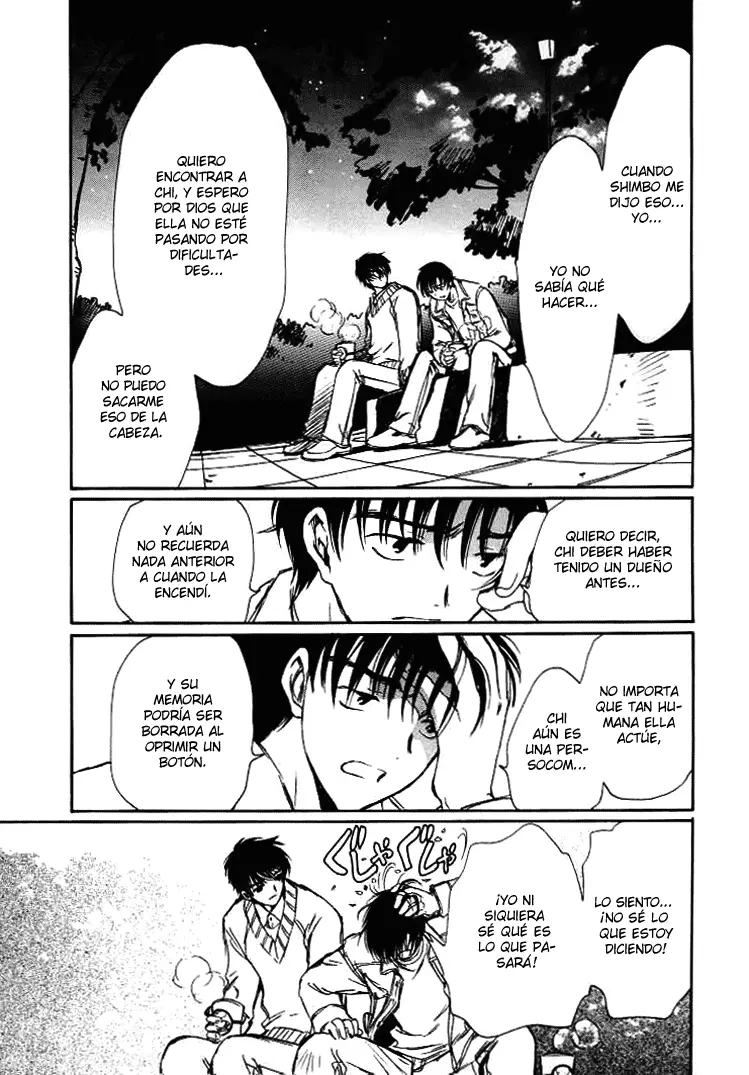 Chobits capítulo 46, página 13