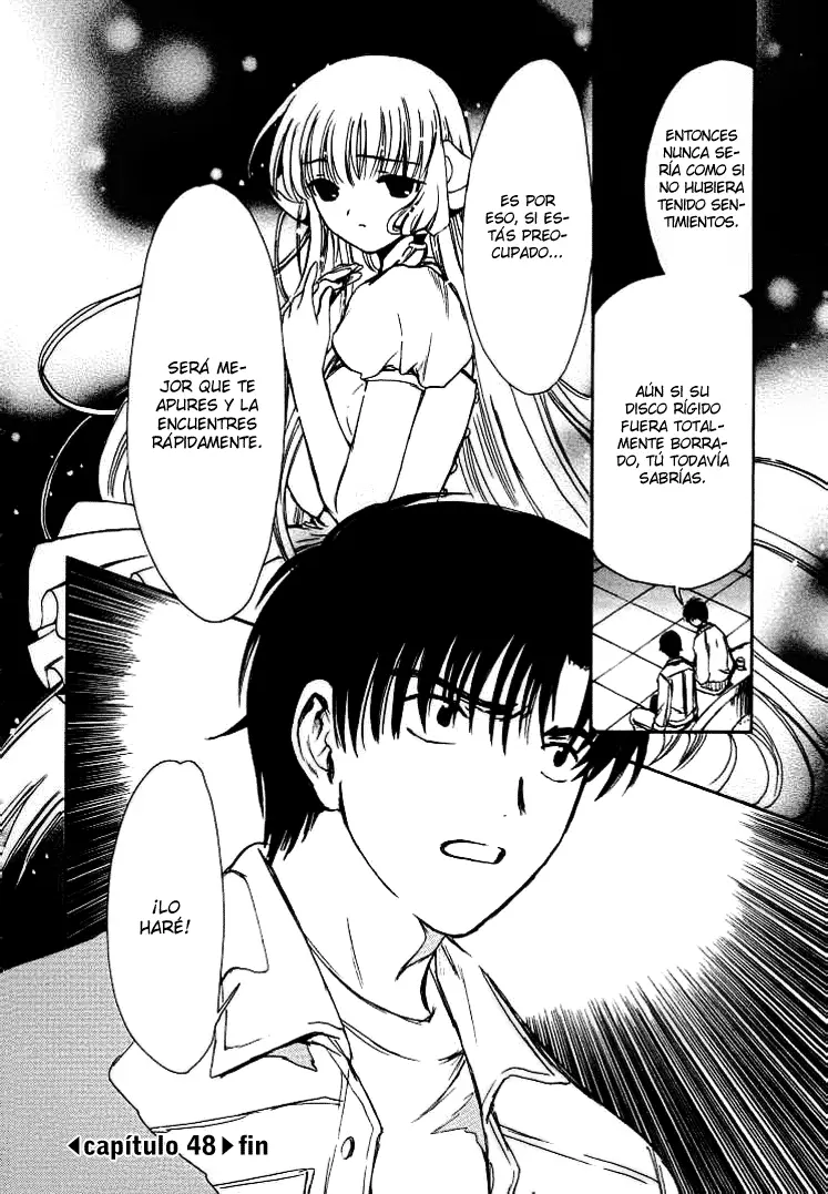Chobits capítulo 48, página 14