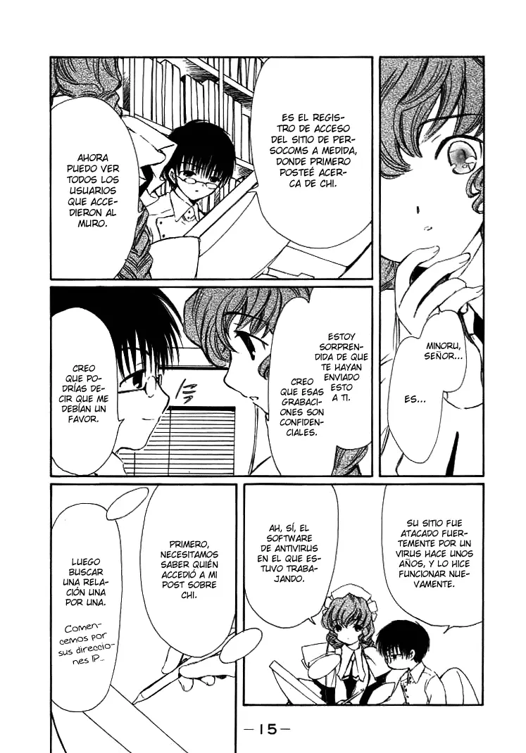 Chobits capítulo 49, página 15