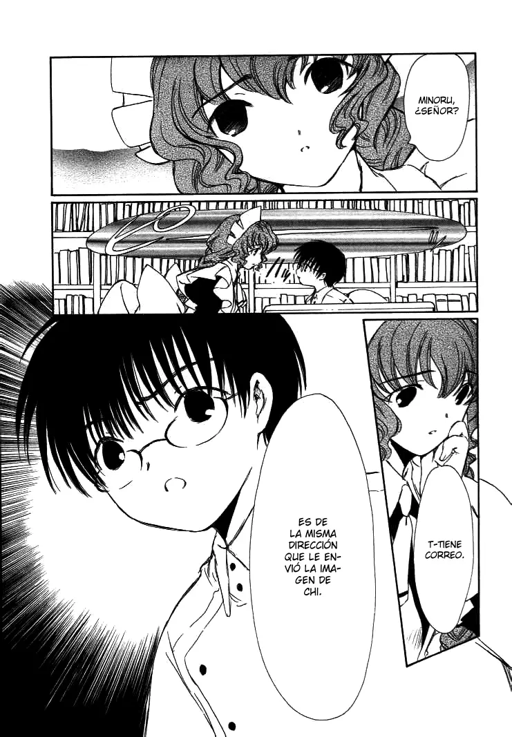 Chobits capítulo 49, página 19