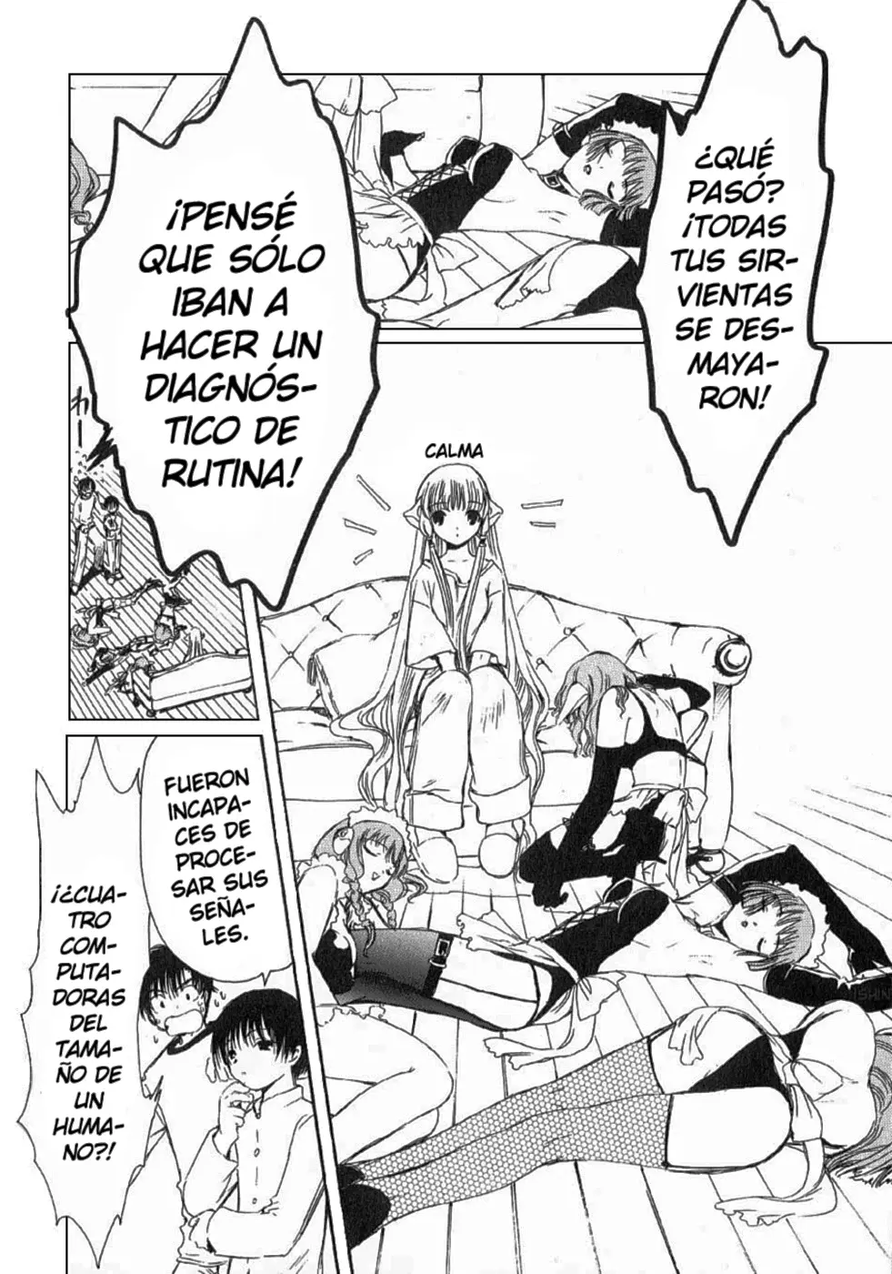 Chobits capítulo 5, página 4
