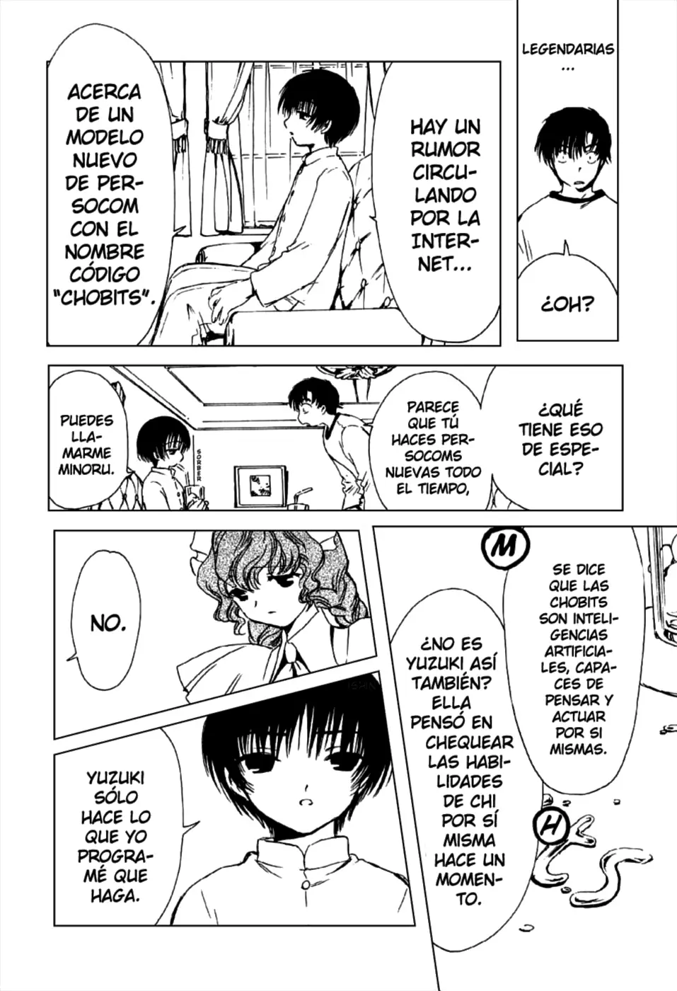 Chobits capítulo 5, página 14