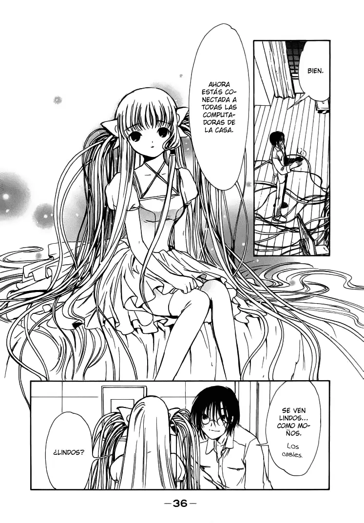 Chobits capítulo 50, página 12