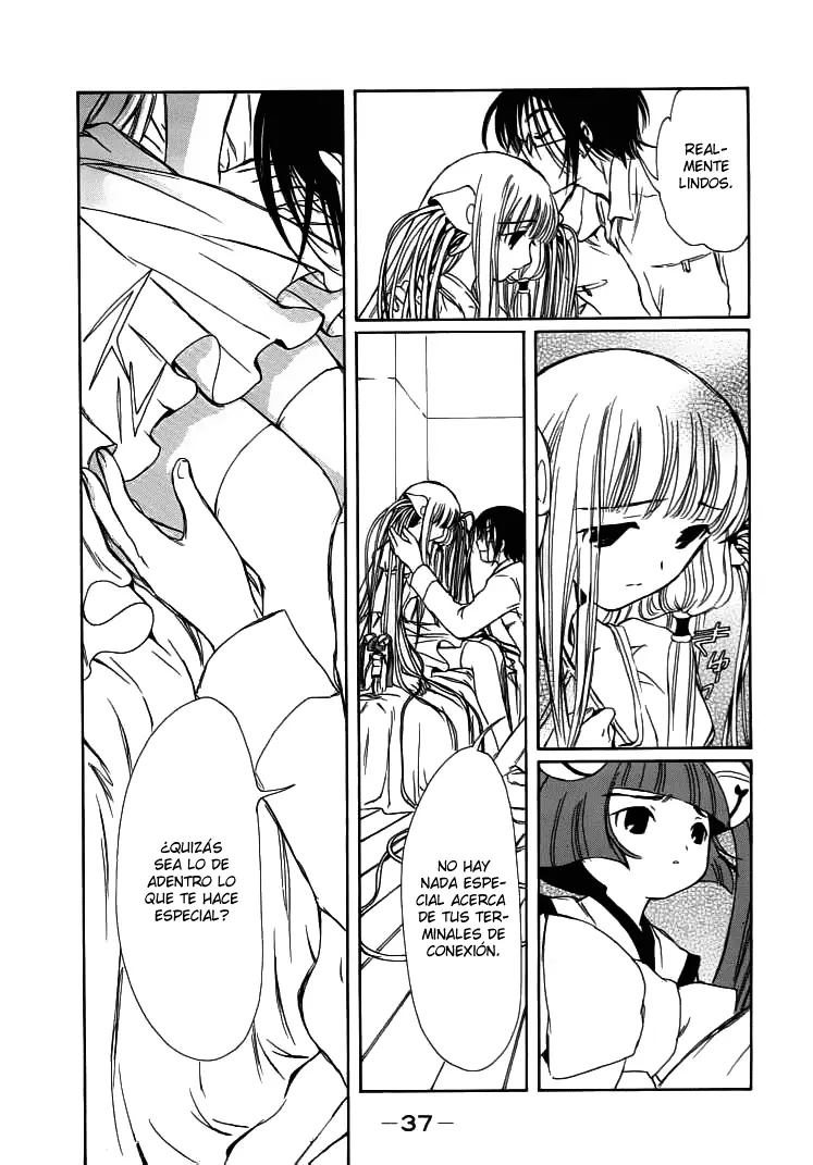 Chobits capítulo 50, página 13