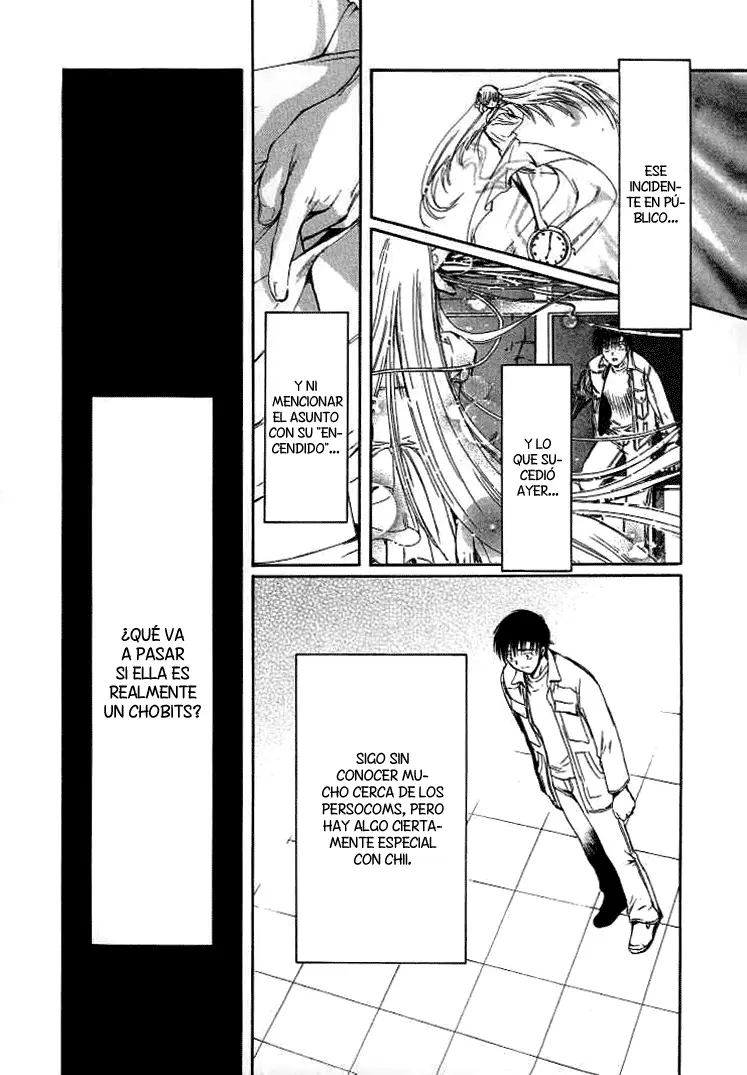 Chobits capítulo 59, página 8