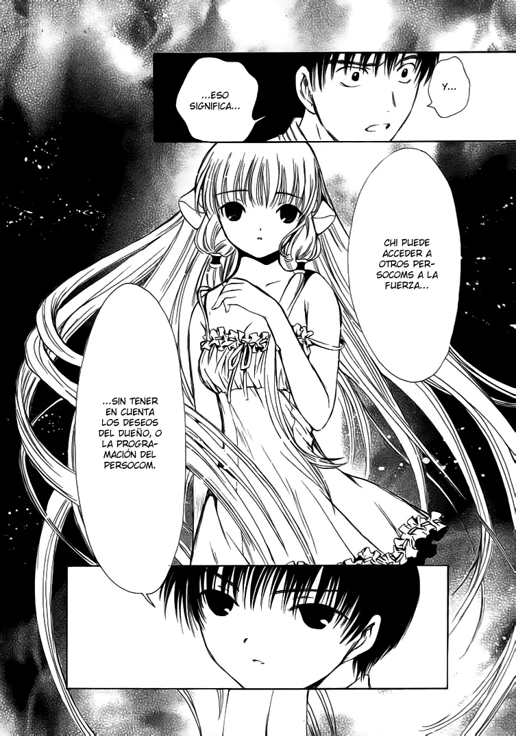 Chobits capítulo 69, página 4