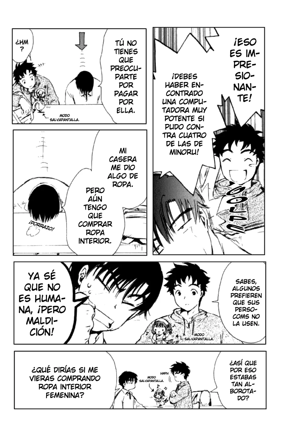 Chobits capítulo 7, página 8