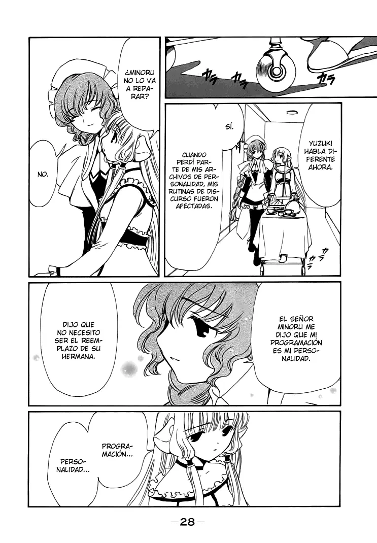 Chobits capítulo 74, página 8