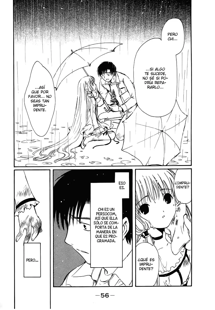 Chobits capítulo 75, página 18