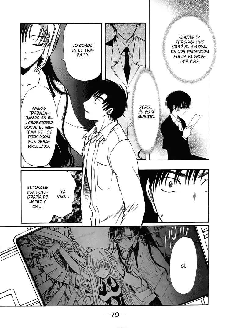 Chobits capítulo 77, página 3