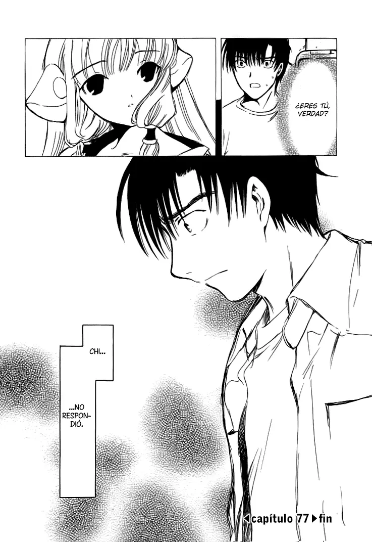 Chobits capítulo 77, página 18