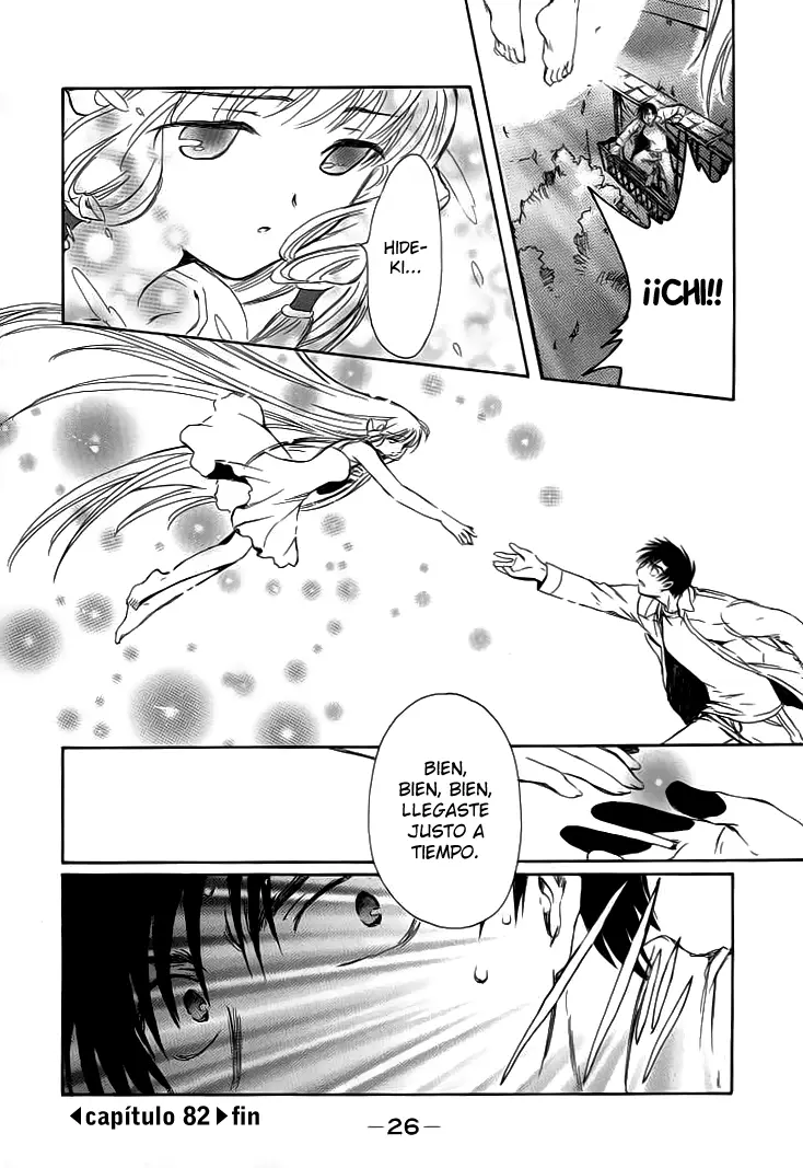 Chobits capítulo 82, página 27