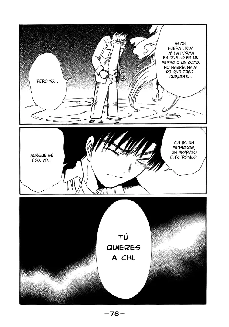 Chobits capítulo 86, página 4