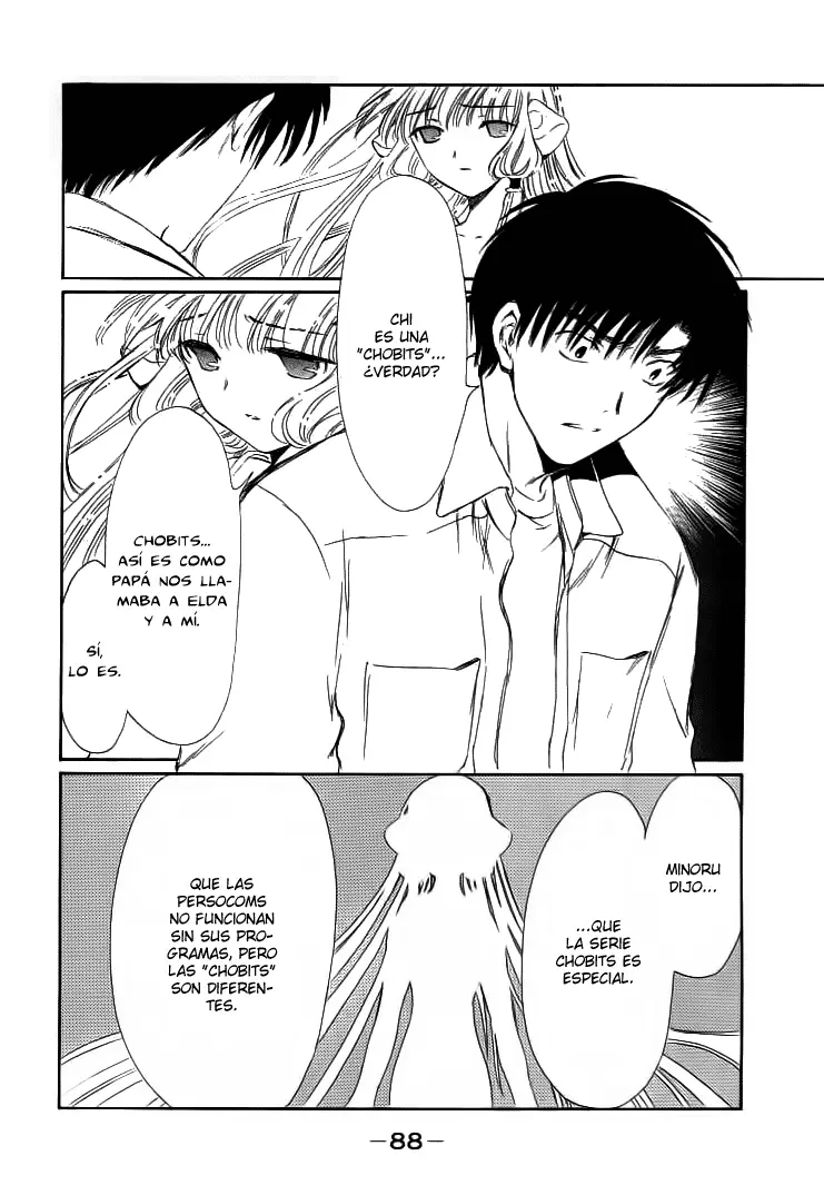 Chobits capítulo 86, página 14
