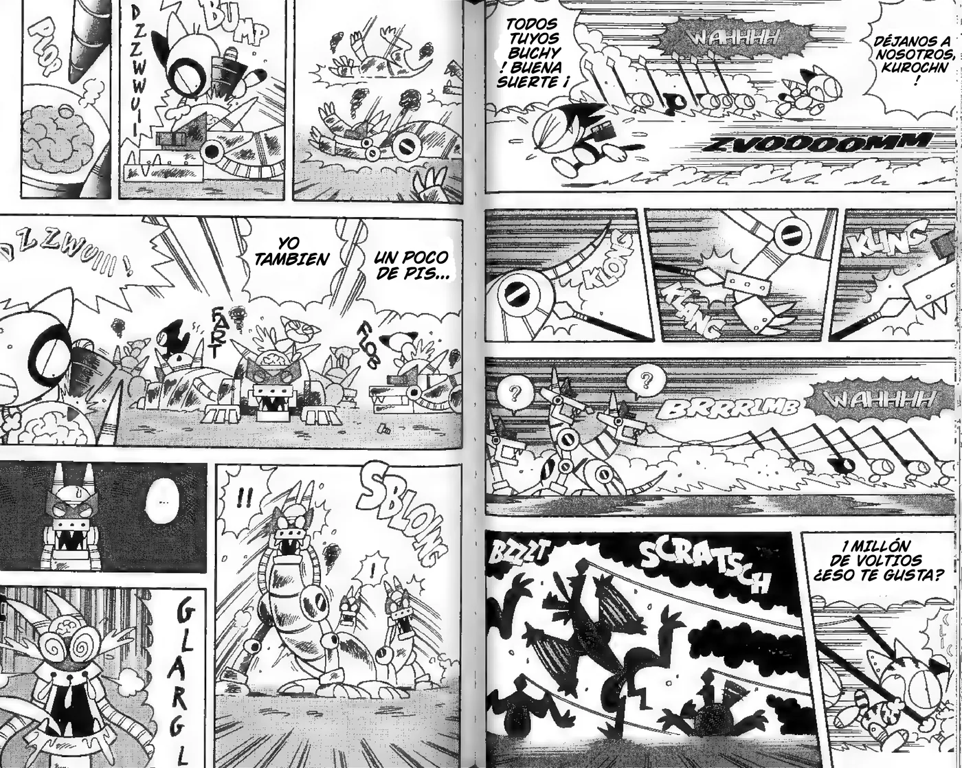 Cyborg Kuro-chan capítulo 4, página 14