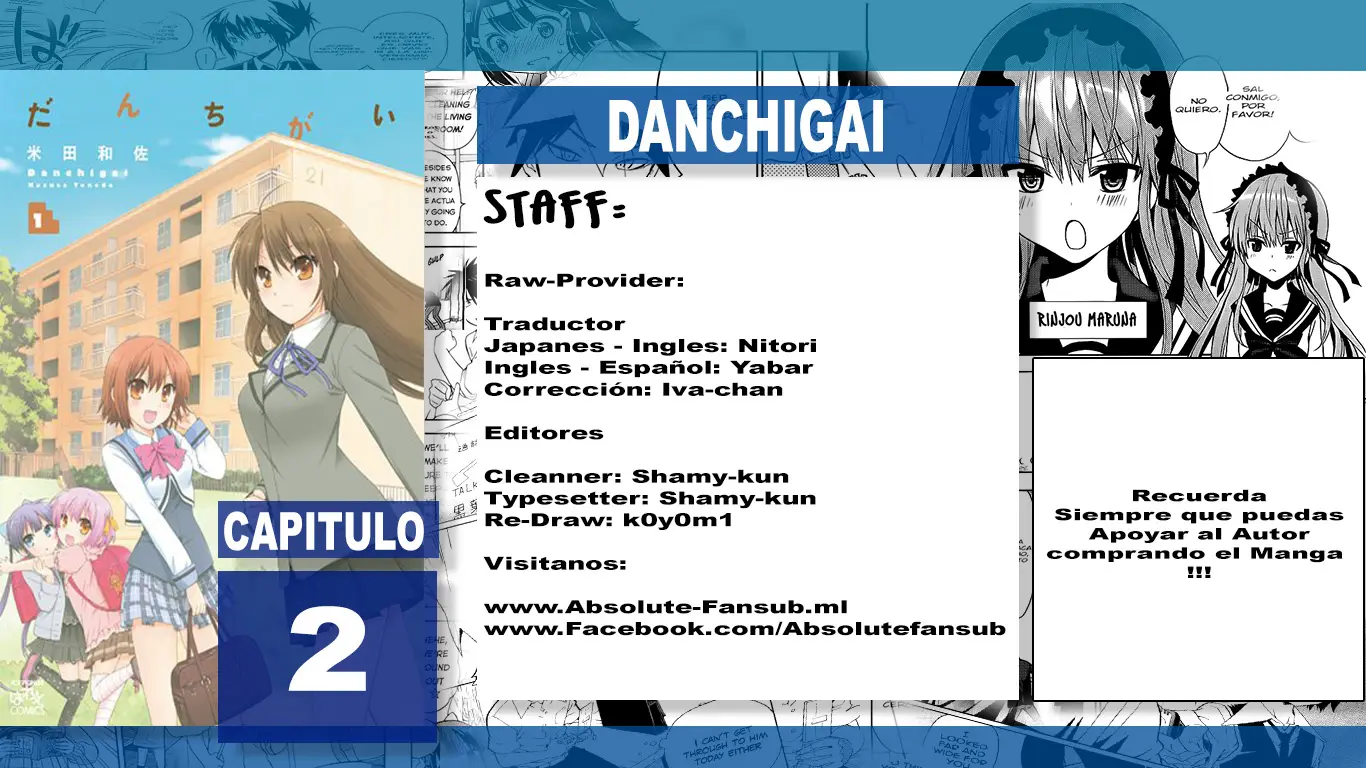 Danchigai capítulo 2, página 1